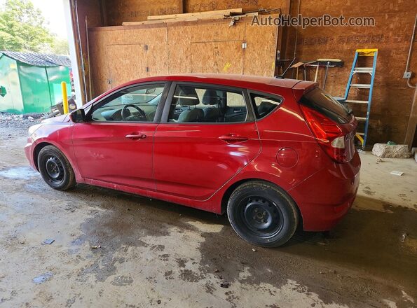 KMHCT5AE7HU334618 2017 HYUNDAI ACCENT Red Հետևի ձախ