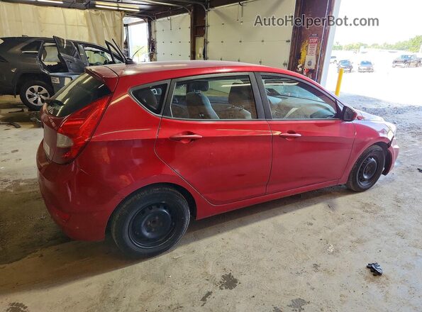 KMHCT5AE7HU334618 2017 HYUNDAI ACCENT Red Հետևի աջ
