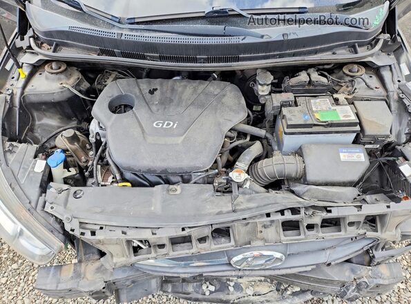 KMHCT5AE8GU236700 2016 HYUNDAI ACCENT Black Widok wnętrza z tyłu