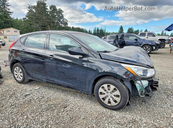KMHCT5AE8GU236700 2016 HYUNDAI ACCENT Black Przód prawy