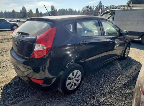 KMHCT5AE8GU236700 2016 HYUNDAI ACCENT Black Tył prawy