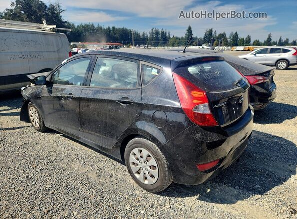 KMHCT5AE8GU236700 2016 HYUNDAI ACCENT Black Tył lewy