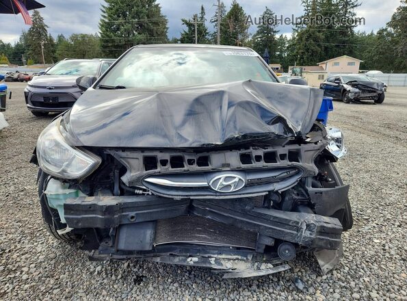 KMHCT5AE8GU236700 2016 HYUNDAI ACCENT Black Widok z przodu