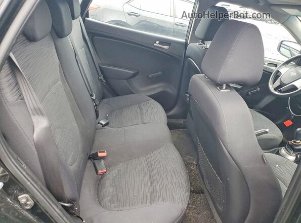 KMHCT5AE8GU296475 2016 HYUNDAI ACCENT Black Widok tylnych siedzeń