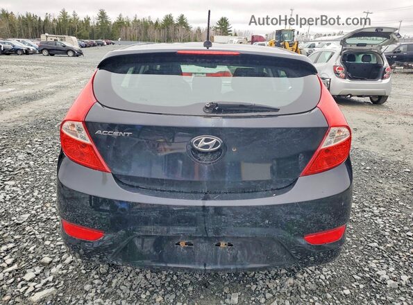 KMHCT5AE8GU296475 2016 HYUNDAI ACCENT Black Widok z tyłu