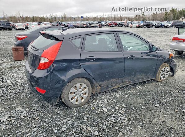KMHCT5AE8GU296475 2016 HYUNDAI ACCENT Black Tył prawy
