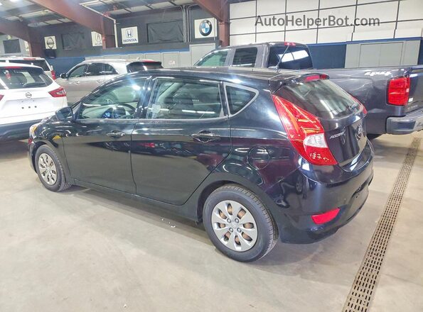 KMHCT5AE8HU362461 2017 HYUNDAI ACCENT Black უკანა მარცხენა