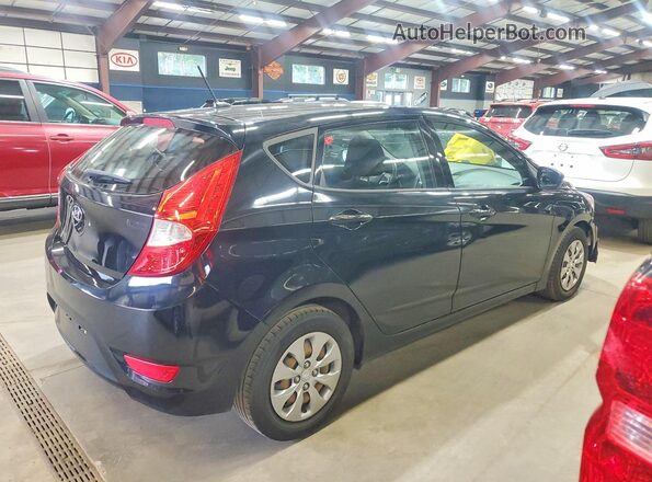 KMHCT5AE8HU362461 2017 HYUNDAI ACCENT Black უკანა მარჯვენა