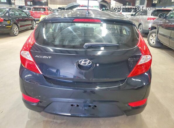 KMHCT5AE8HU362461 2017 HYUNDAI ACCENT Black უკანა ხედი