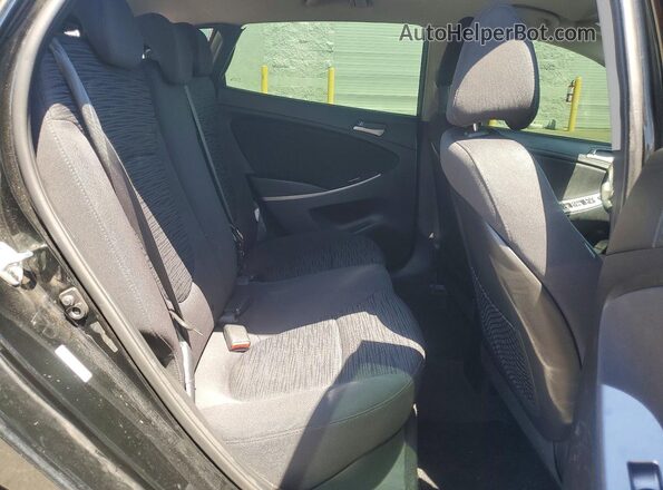 KMHCT5AE8HU363707 2017 HYUNDAI ACCENT Черный Вид задних сидений