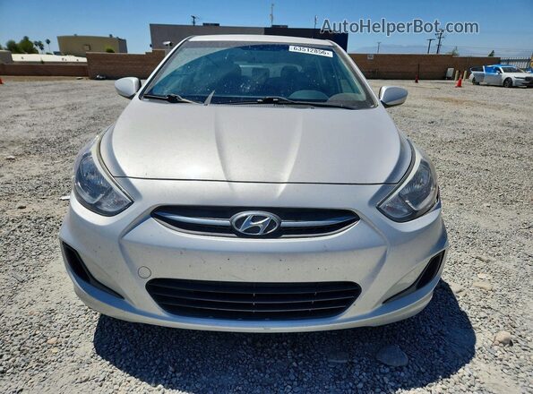 KMHCT5AE9GU270774 2016 HYUNDAI ACCENT Silver Widok z przodu