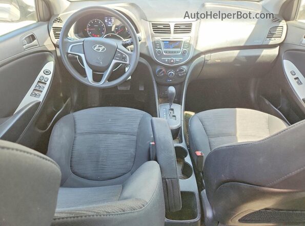 KMHCT5AE9GU270774 2016 HYUNDAI ACCENT Silver Widok deski rozdzielczej