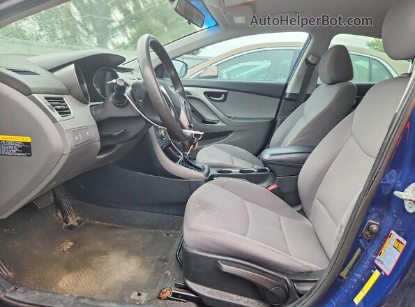 KMHCT5AE9HU319022 2017 HYUNDAI ACCENT Blue Front interior view
