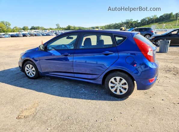 KMHCT5AE9HU319022 2017 HYUNDAI ACCENT Blue Rear left