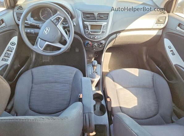 KMHCT5AE9HU319022 2017 HYUNDAI ACCENT Blue Dashboard view