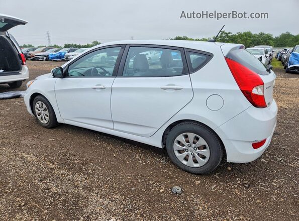 KMHCT5AE9HU356751 2017 HYUNDAI ACCENT White Tył lewy