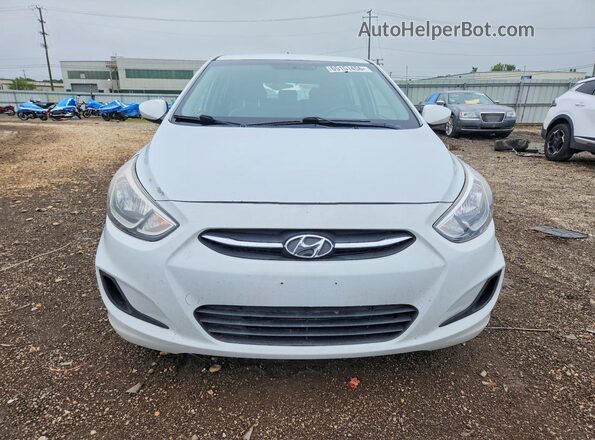 KMHCT5AE9HU356751 2017 HYUNDAI ACCENT White Widok z przodu