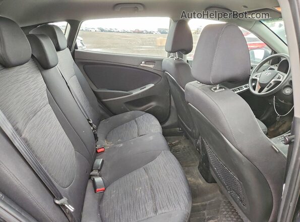 KMHCT5AEXHU356094 2017 HYUNDAI ACCENT Black Vista de los asientos traseros