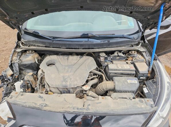 KMHCT5AEXHU356094 2017 HYUNDAI ACCENT Black Vista interior trasera