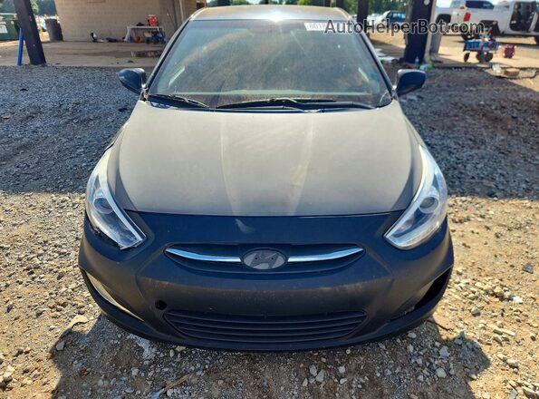 KMHCU4AE0GU159764 2016 HYUNDAI ACCENT Black Դիմացի տեսք