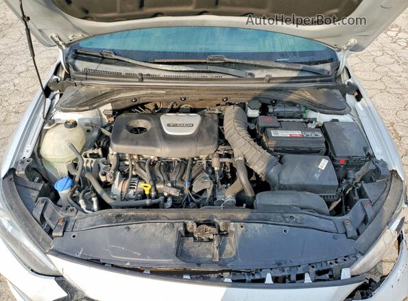KMHD04LB0JU577610 2018 HYUNDAI ELANTRA Серебряный Вид задней части салона
