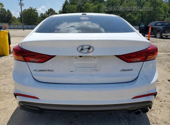 KMHD04LB1JU483235 2018 HYUNDAI ELANTRA White Vista trasera