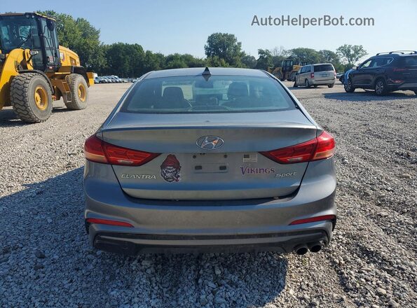 KMHD04LB8HU328840 2017 HYUNDAI ELANTRA Gray Vista trasera