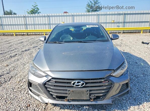 KMHD04LB8HU328840 2017 HYUNDAI ELANTRA Gray Vista frontal