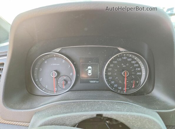 KMHD04LBXJU548759 2018 HYUNDAI ELANTRA Черный Вид щитка приборов