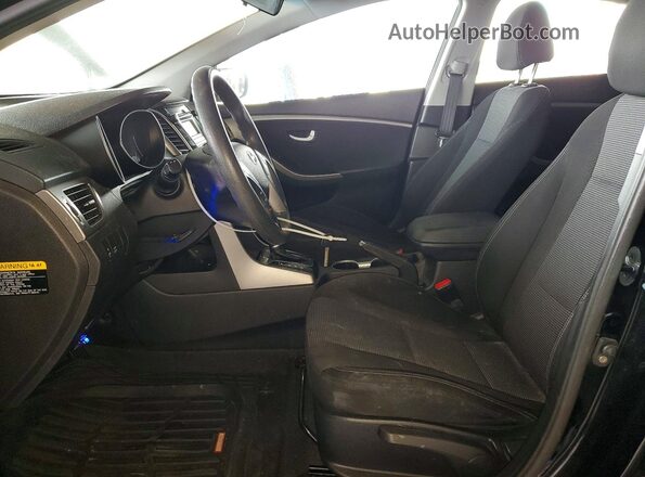 KMHD35LH0HU365740 2017 HYUNDAI ELANTRA Black Вид салону спереду