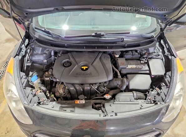 KMHD35LH1GU292683 2016 HYUNDAI ELANTRA Black Widok wnętrza z tyłu