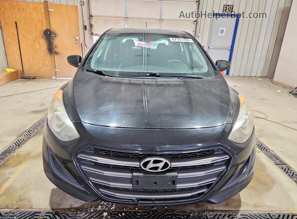 KMHD35LH1GU292683 2016 HYUNDAI ELANTRA Black Widok z przodu