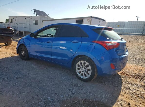 KMHD35LH1HU372471 2017 HYUNDAI ELANTRA Blue Rear left