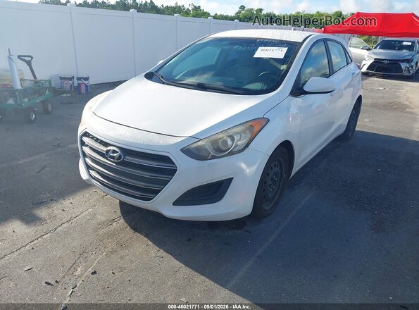 KMHD35LH3GU304459 2016 HYUNDAI ELANTRA GT Белый Передняя левая четверть