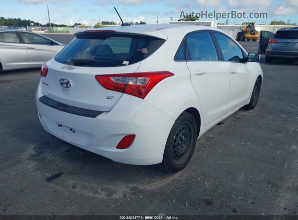 KMHD35LH3GU304459 2016 HYUNDAI ELANTRA GT Белый Задняя правая четверть