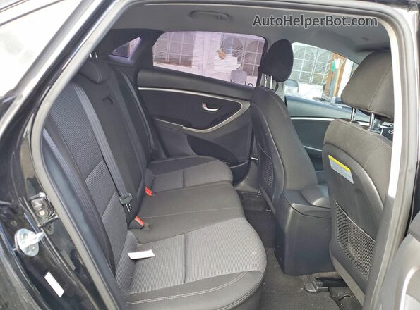 KMHD35LH5GU322719 2016 HYUNDAI ELANTRA Black Вид задніх сидінь