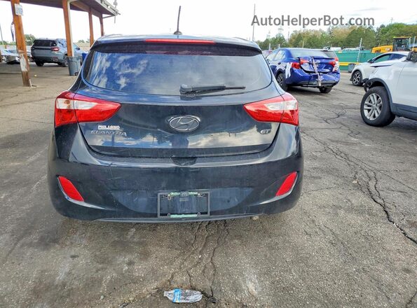 KMHD35LH5GU322719 2016 HYUNDAI ELANTRA Black Вид ззаду