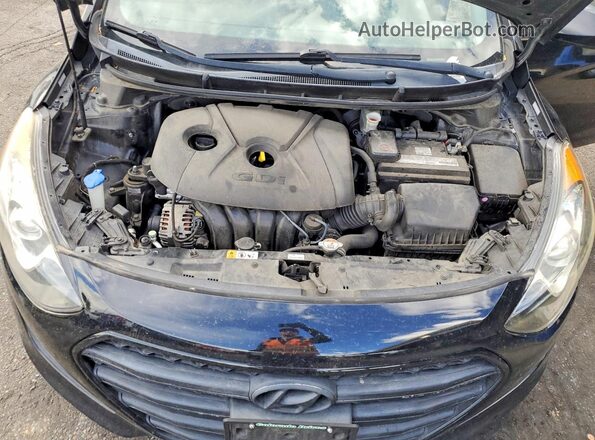 KMHD35LH5GU322719 2016 HYUNDAI ELANTRA Black Вид задньої частини салону