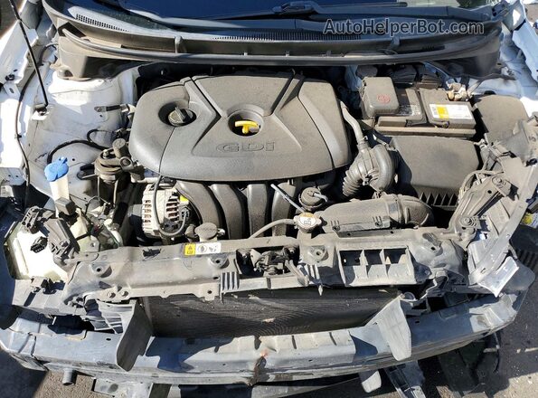 KMHD35LH7HU355304 2017 HYUNDAI ELANTRA White Rear interior view