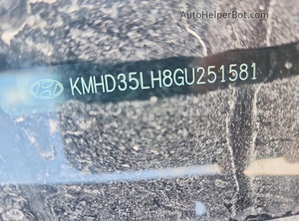 KMHD35LH8GU251581 2016 HYUNDAI ELANTRA Red Շարժիչի բաժամունքի տեսք