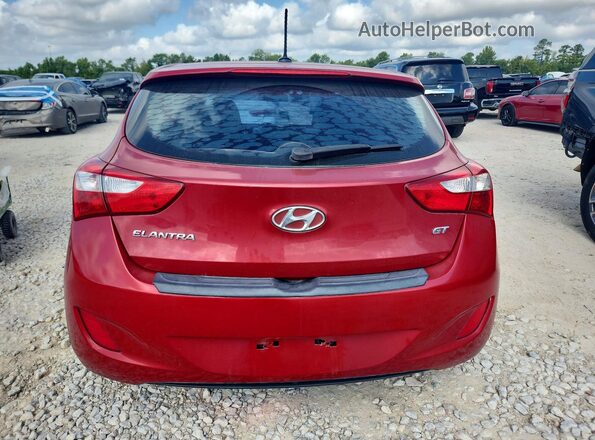 KMHD35LH8GU251581 2016 HYUNDAI ELANTRA Red Հետևի տեսք