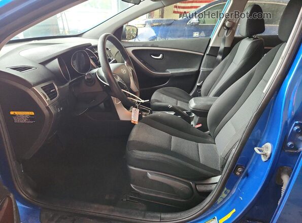 KMHD35LHXHU360030 2017 HYUNDAI ELANTRA Blue Widok wnętrza z przodu