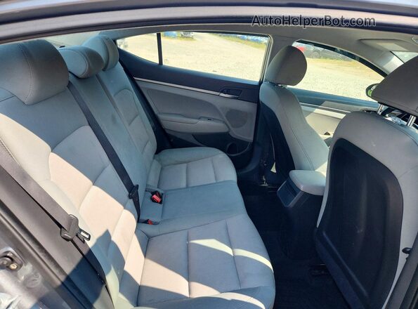 KMHD74LF0HU098614 2017 HYUNDAI ELANTRA Серый Вид задних сидений
