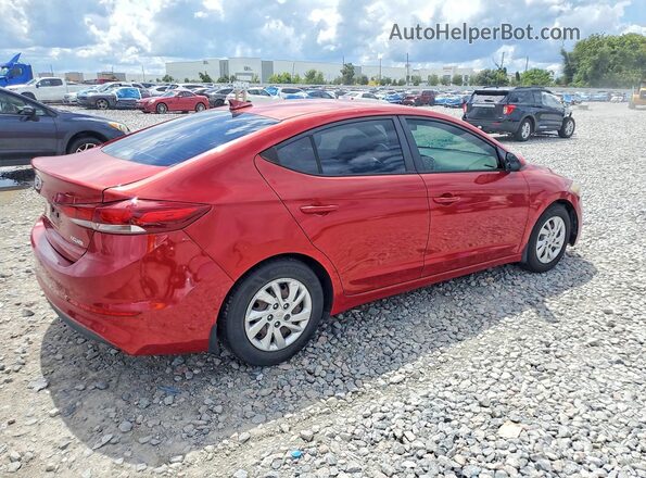 KMHD74LF0HU407997 2017 HYUNDAI ELANTRA Maroon უკანა მარჯვენა