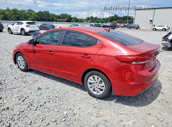 KMHD74LF0HU407997 2017 HYUNDAI ELANTRA Maroon უკანა მარცხენა