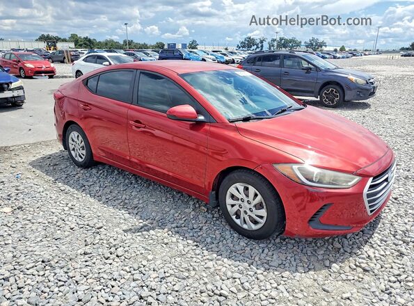 KMHD74LF0HU407997 2017 HYUNDAI ELANTRA Maroon წინა მარჯვენა
