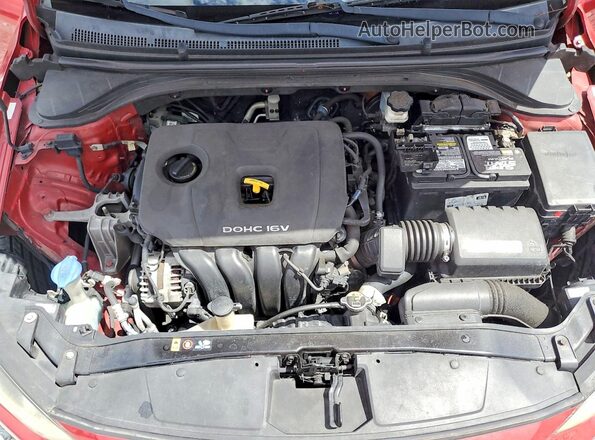 KMHD74LF0HU407997 2017 HYUNDAI ELANTRA Maroon უკანა სალონის ხედი
