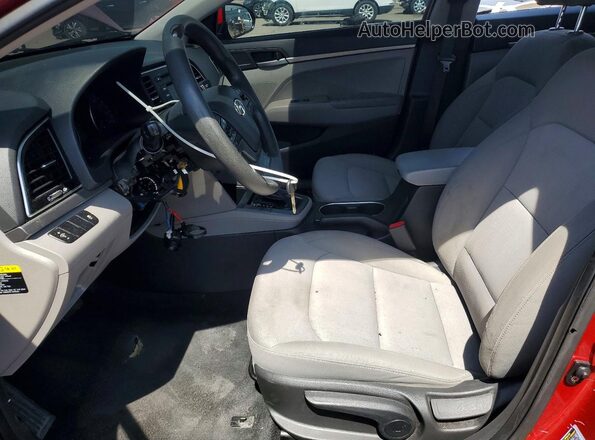 KMHD74LF2HU317685 2017 HYUNDAI ELANTRA Red Սալոնի դիմացի տեսք