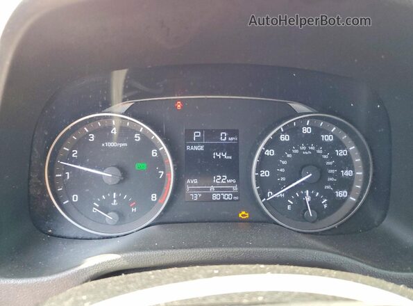 KMHD74LF2HU317685 2017 HYUNDAI ELANTRA Red Սարքավորումների վահանակի տեսք
