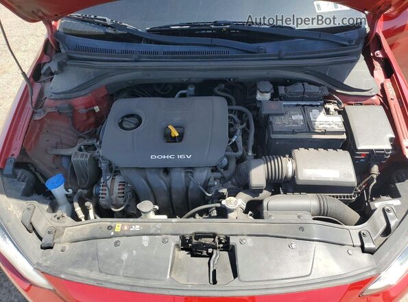 KMHD74LF2HU317685 2017 HYUNDAI ELANTRA Red Սալոնի հետևի տեսք